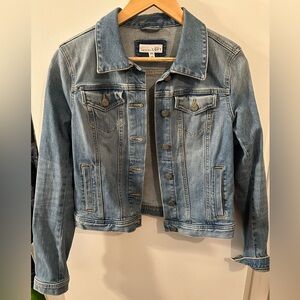 LOFT Blue Denim Jacket in XS